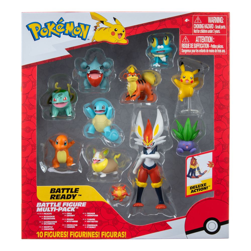 Pokemon Battle Figure Multi 10 Pack