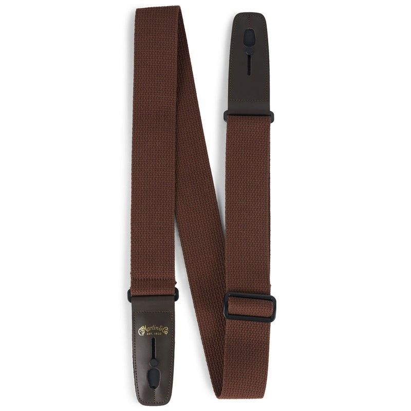 Martin 18A0139 Accessories Cotton Weave Lock-It Guitar Strap - Brown