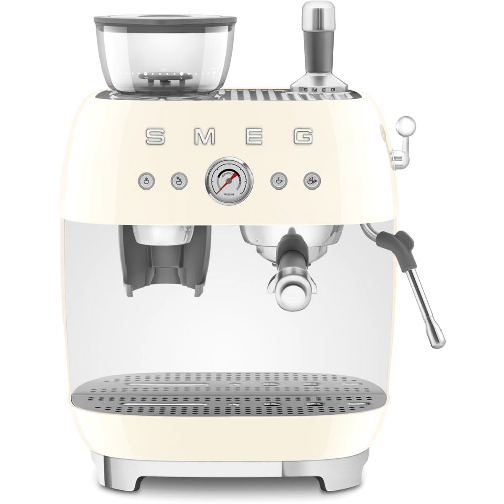 Smeg Coffee Machine With Grinder Cream