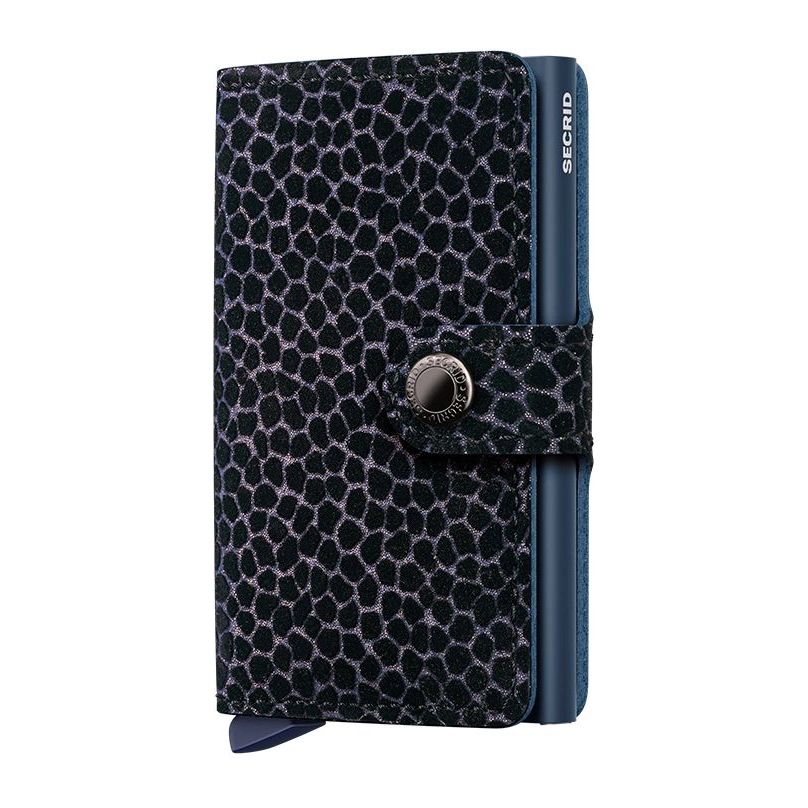 Secrid Miniwallet - Giraffina Leather - Blue