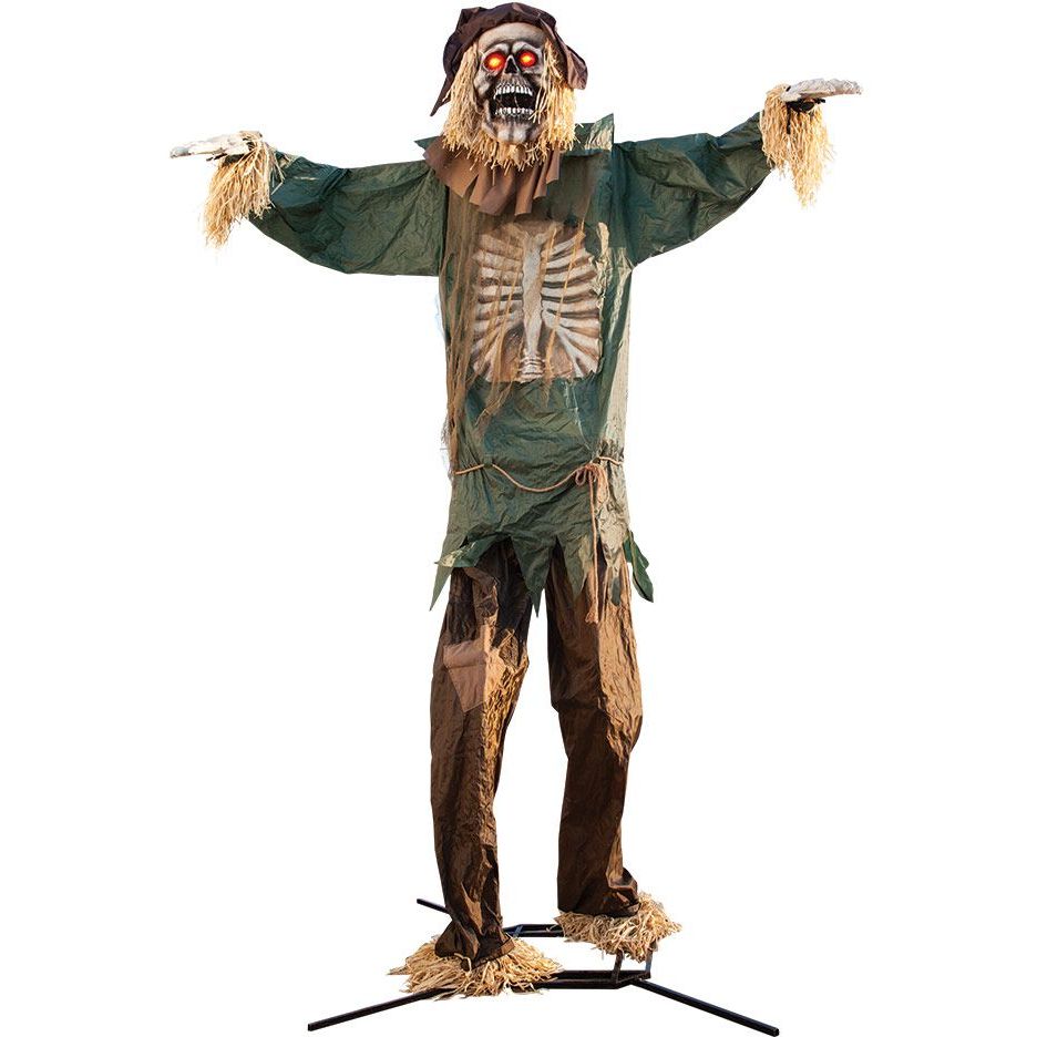 Mad Toys Enormous Standing Scarecrow with Ligh-Up Eyes And Sound