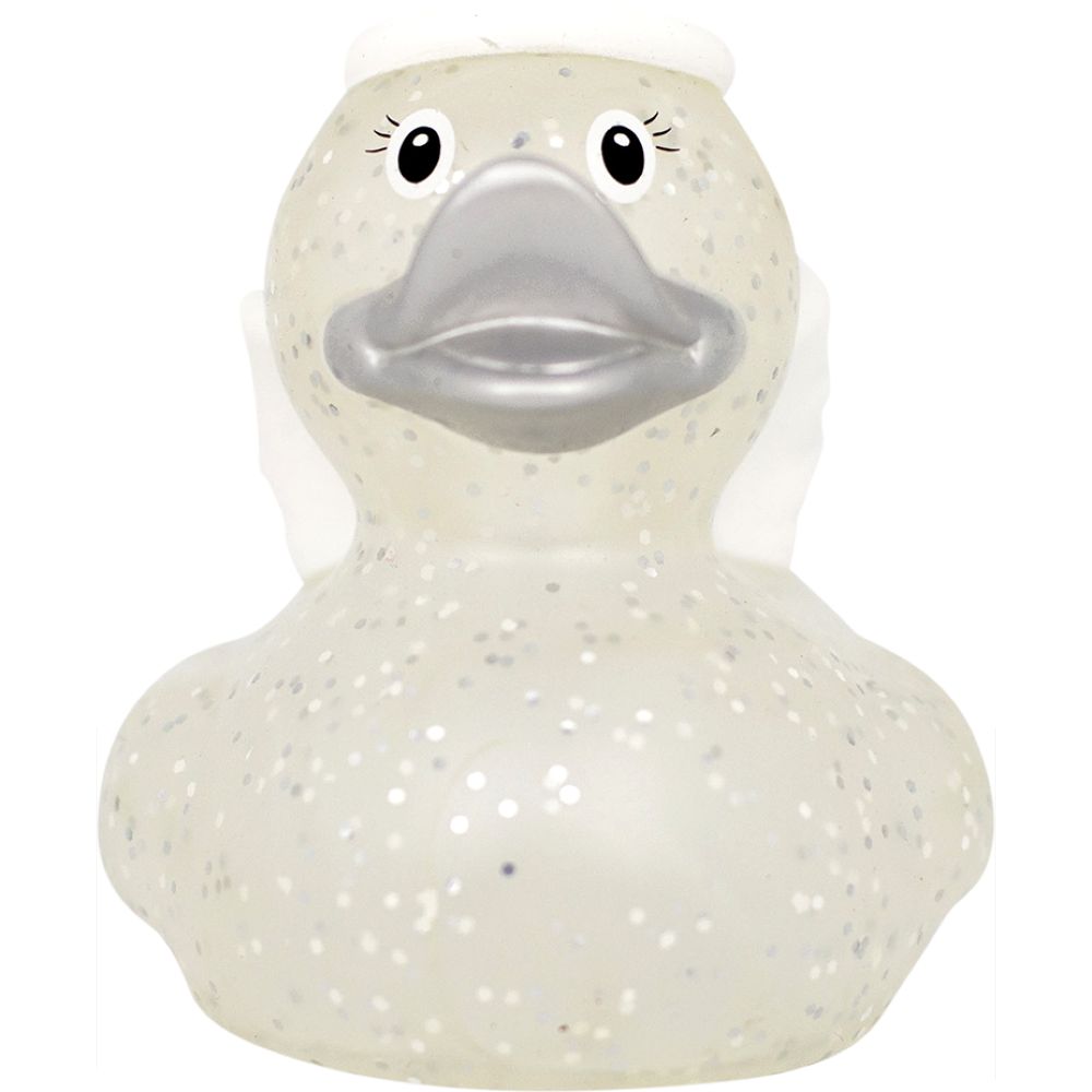 Lilalu Glitter Angel Rubber Duck