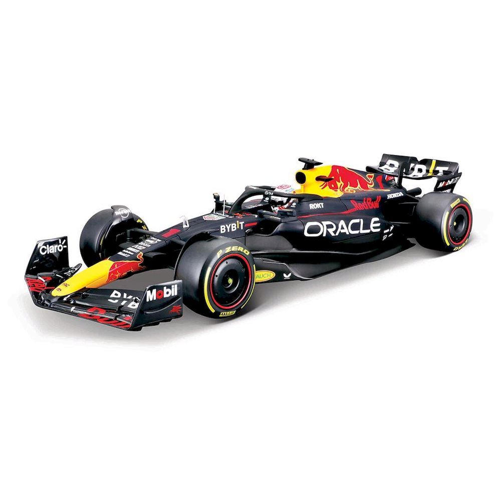 Bburago Oracle Red Bull Racing Rb19 (2023) Max Verstappen Die-Cast Model Car 1:18 Scale