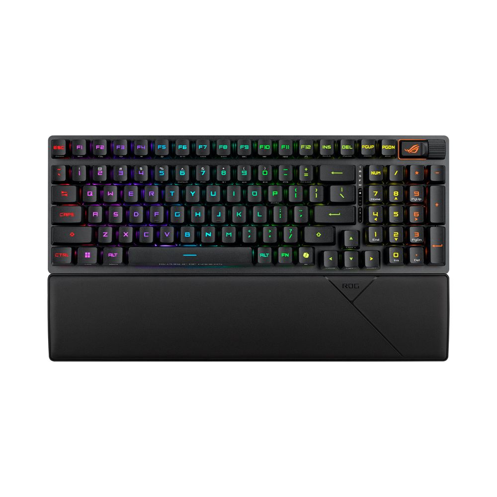 ASUS X902 Scope II 96 RX Wireless ABS Keycaps Gaming Keyboard - Black (Arabic Layout)