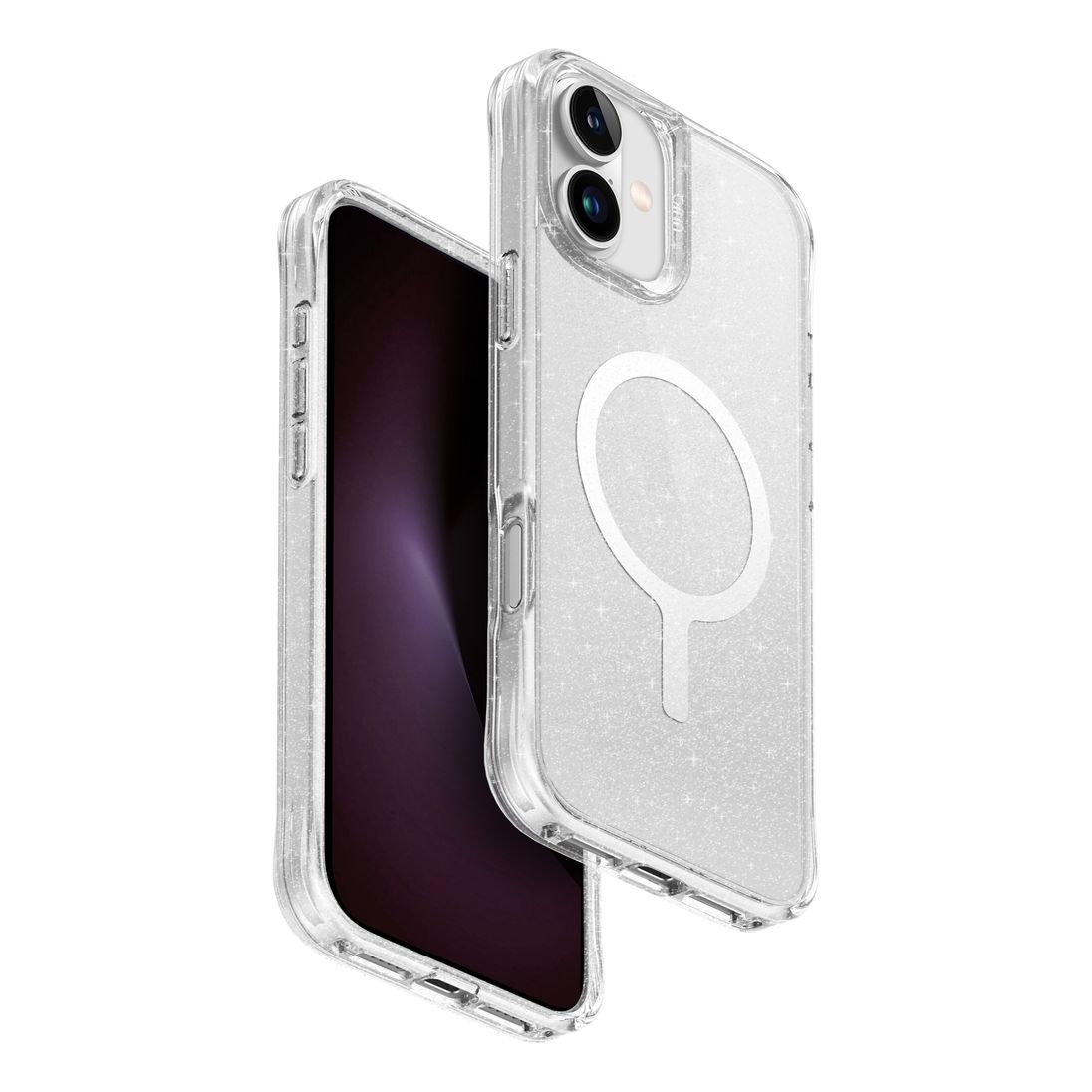 UNIQ Hybrid iPhone 16 Pro Max (2024) Case 6.9 Magclick Charging Lifepro Xtreme - Tinsel (Lucent)