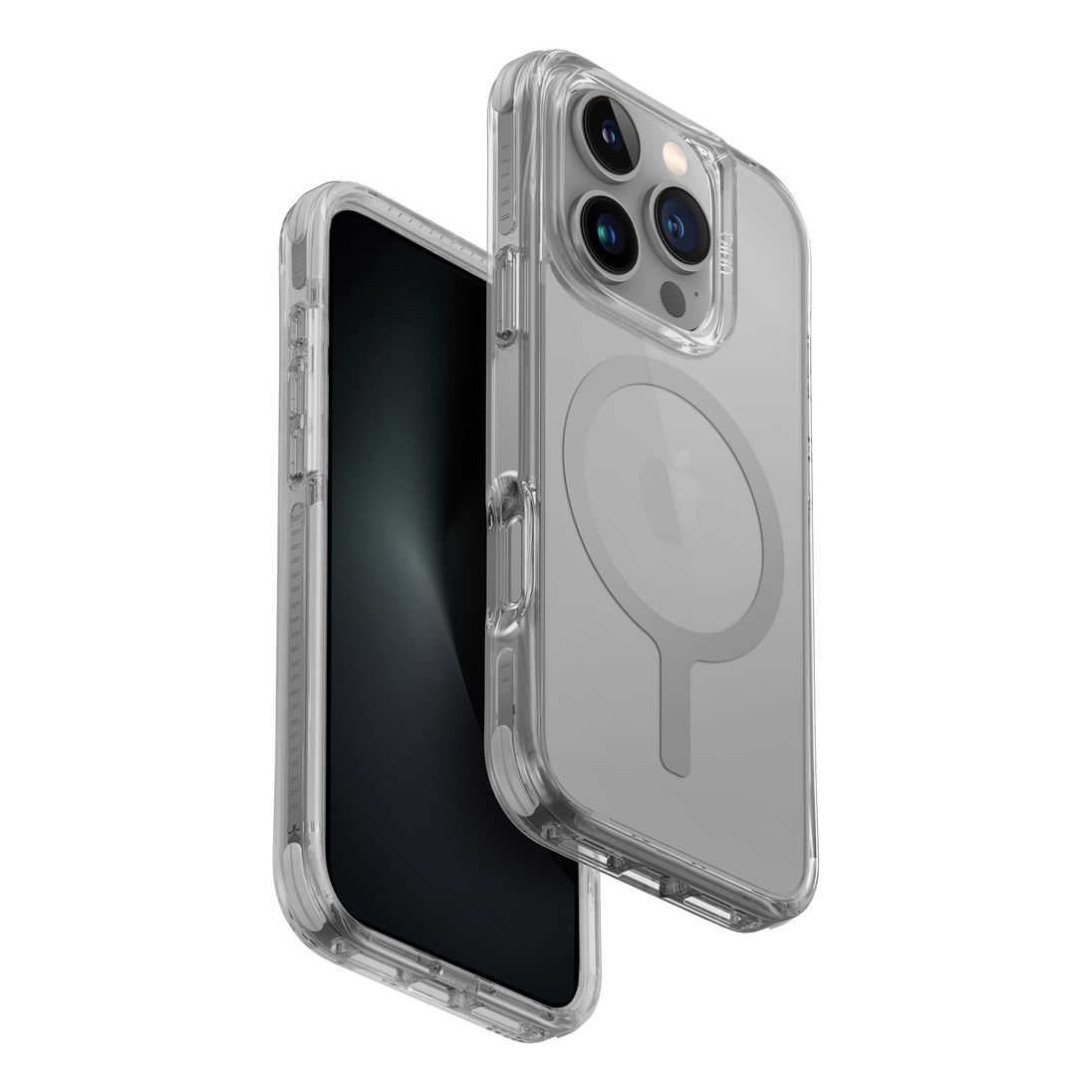 UNIQ Hybrid iPhone 16 Pro Max (2024) Case 6.9 Magclick Charging Combat - Stone Grey (Stone Grey)