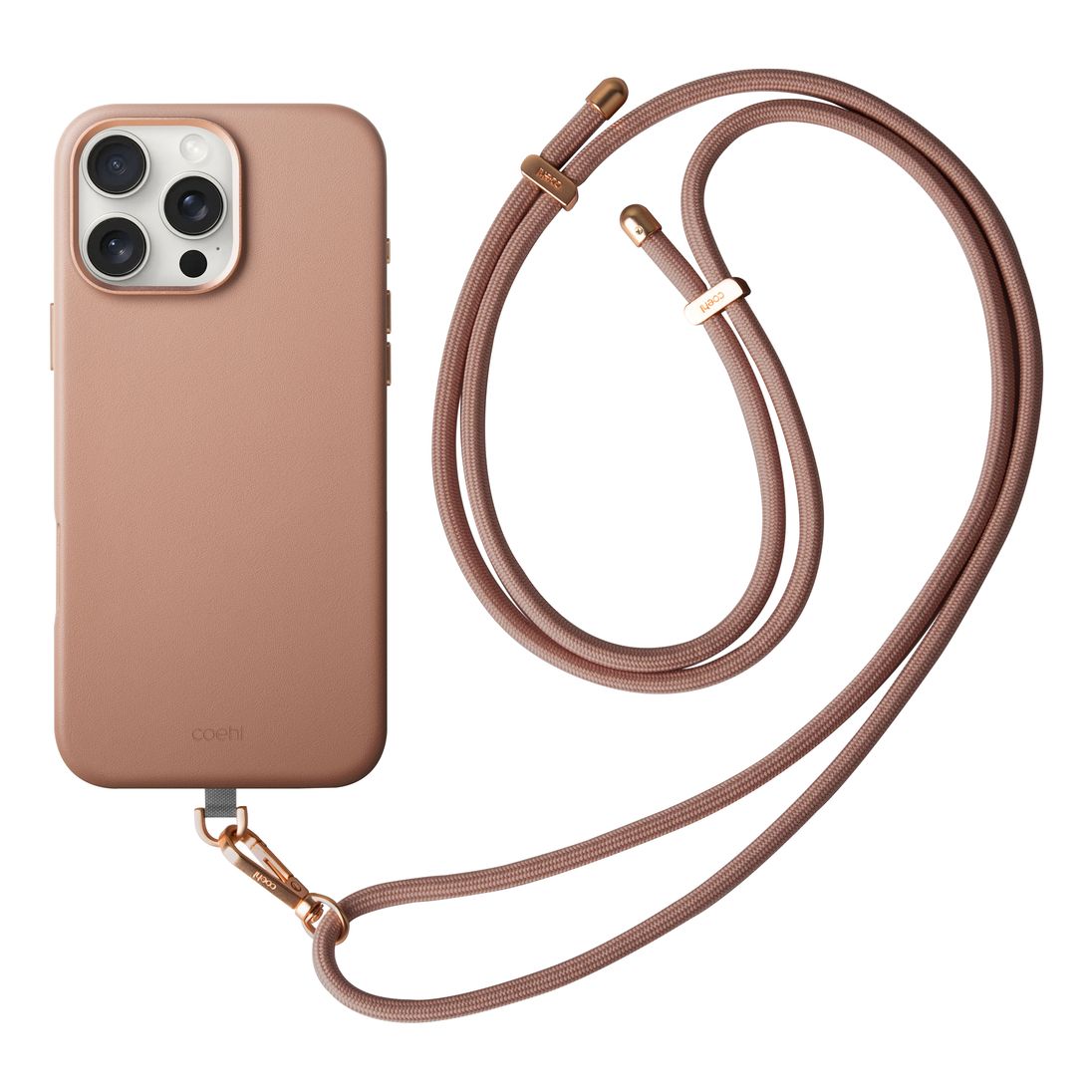 UNIQ Coehl iPhone 16 Pro (2024) Case 6.3 Magnetic Charging Muse - Dusty Nude (Dusty Nude)