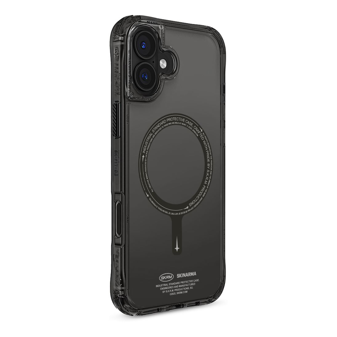 SkinArma iPhone 16 Pro Max 6.9-Inch (2024) Case Saido Mag-Charge Black