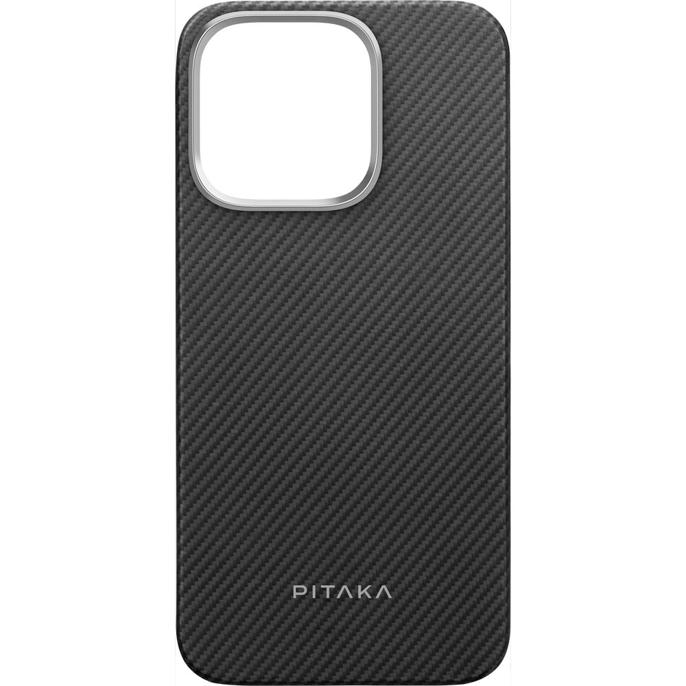 Pitaka Ultra Slim Case For iPhone 16 Pro - Black/Grey