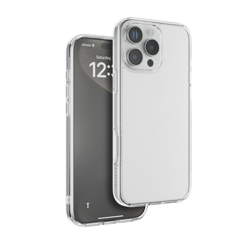 Levelo Clara Clear Case For iPhone 16 Pro Max - Clear