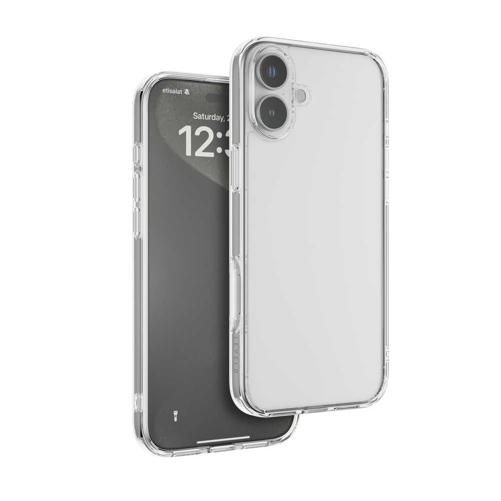 Levelo Clara Clear Case For iPhone 16 Plus - Clear