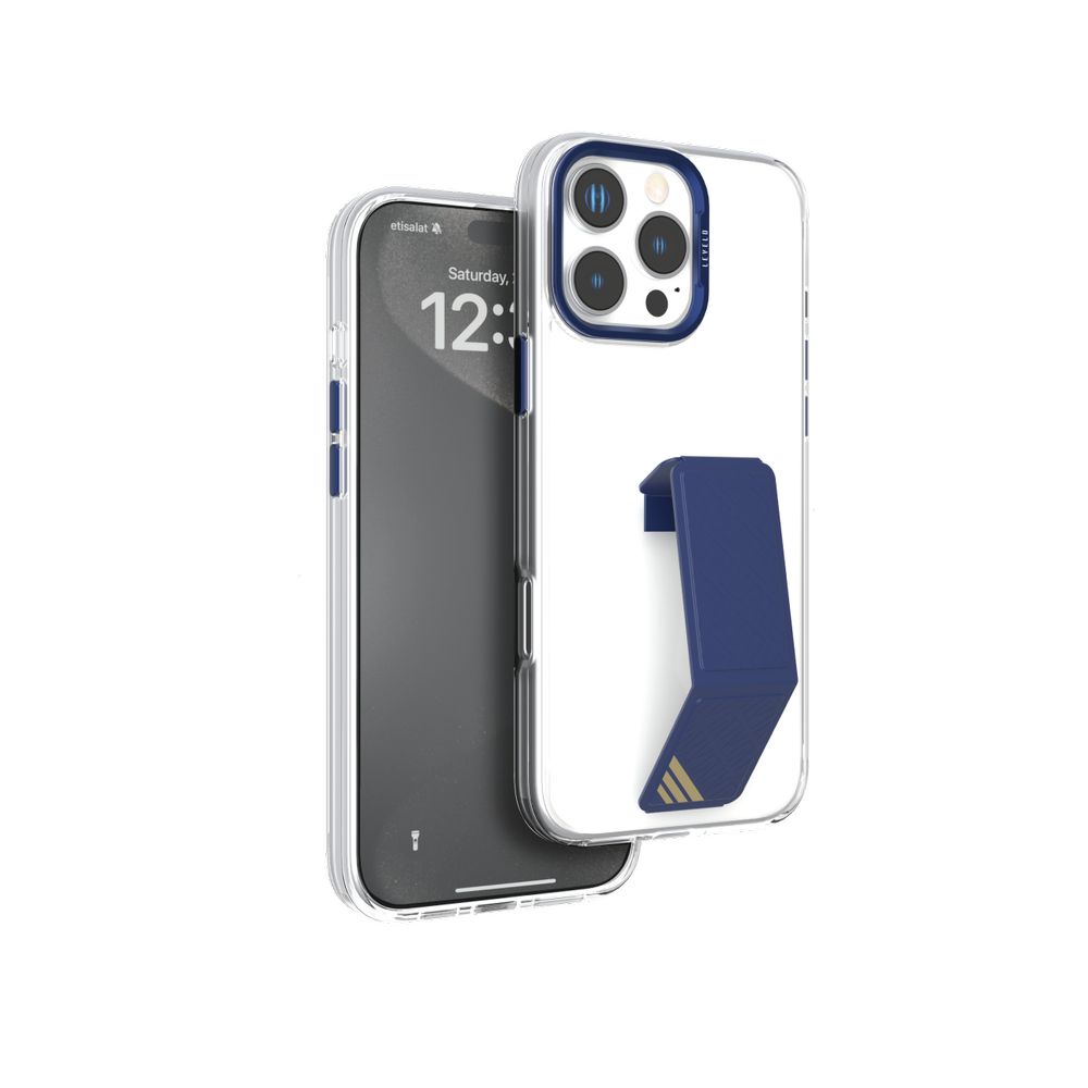 Levelo Morphix Clara Grip Case For iPhone 16 Pro Max - Blue