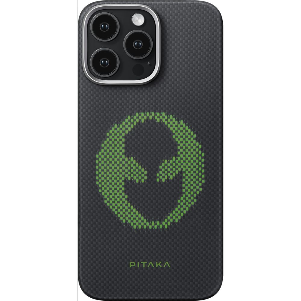 Pitaka Aries Tactile Woven Case For iPhone 16 Pro - Alien