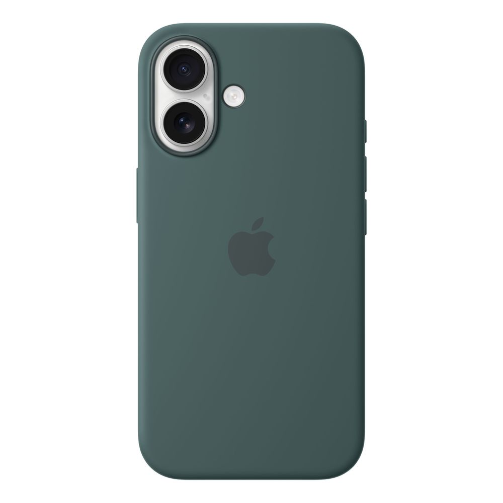 Apple iPhone 16 Silicone Case with MagSafe - Lake Green