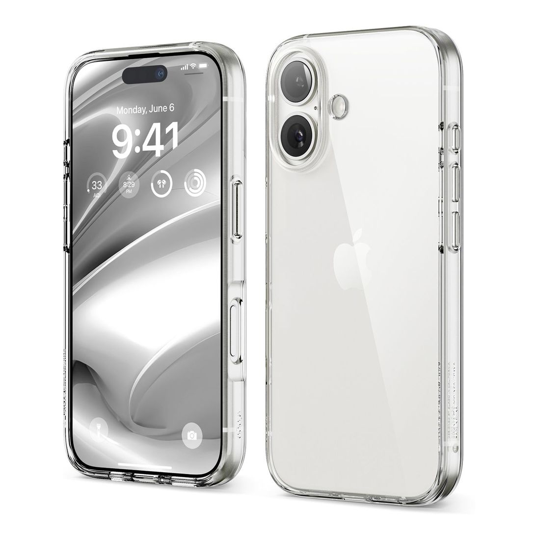 Elago Hybrid case for iPhone 16 - Clear