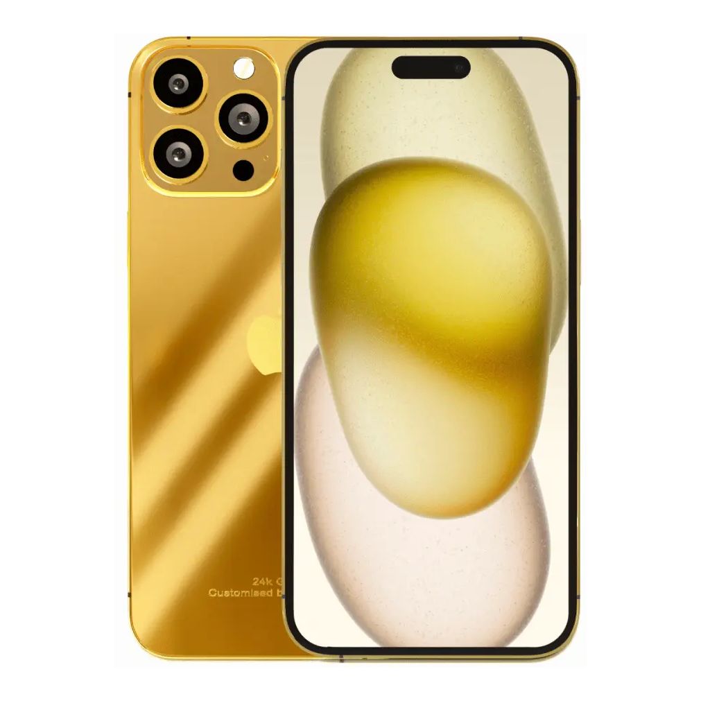 Aurora Concepts Custom iPhone 16 Pro Max 512GB - Full Gold