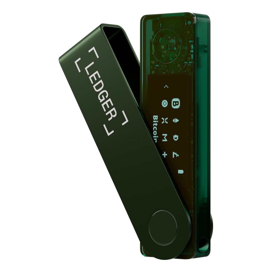 Ledger Nano X Crypto Hardware Wallet - Emerald Green