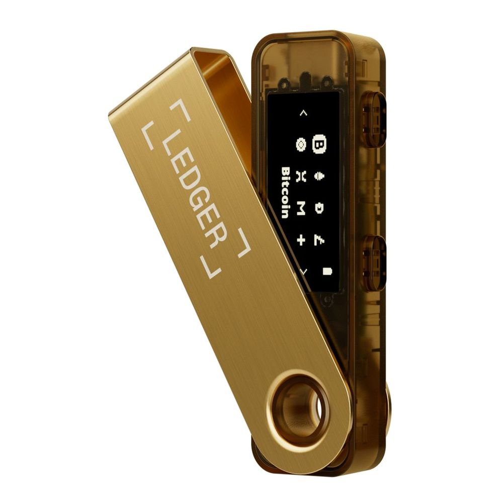 Ledger Nano S Plus Crypto Hardware Wallet - Gold