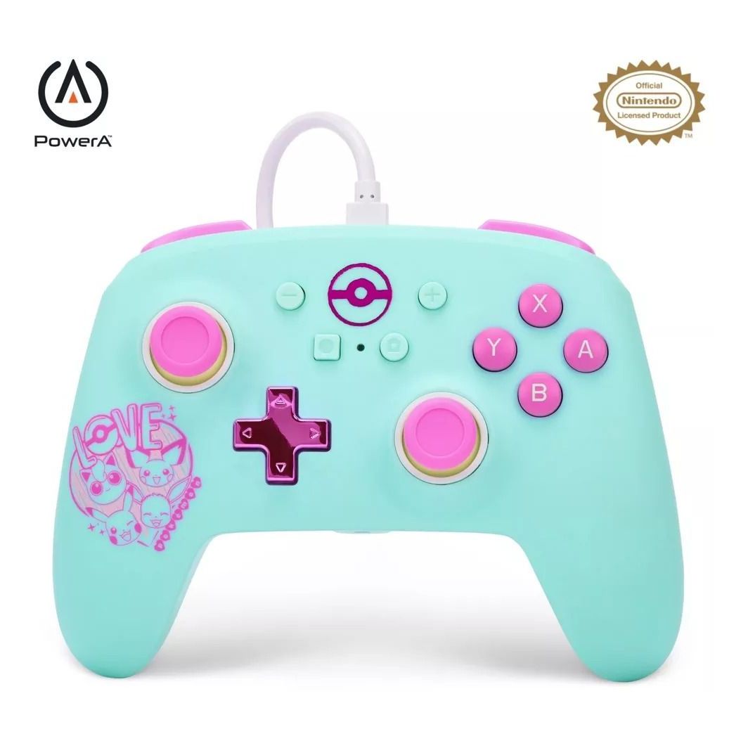 PowerA Enhanced Wired Controller for Nintendo Switch - Pokemon: Sweet Friends