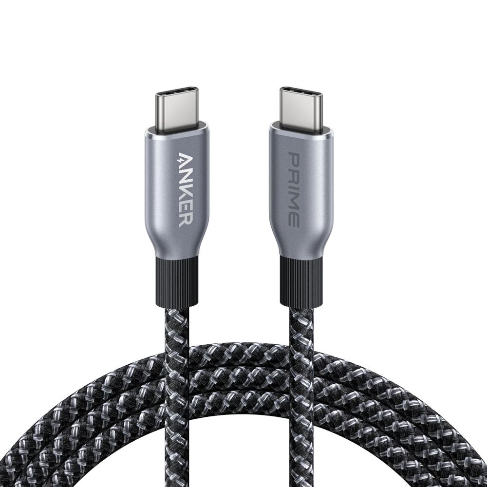 Anker Prime USB-C To USB-C 6ft Braided Cable - Black