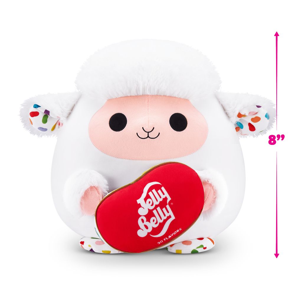 Snackles Series 2 Babra The Lamb And Jelly Belly 8-Inch Plush Toy