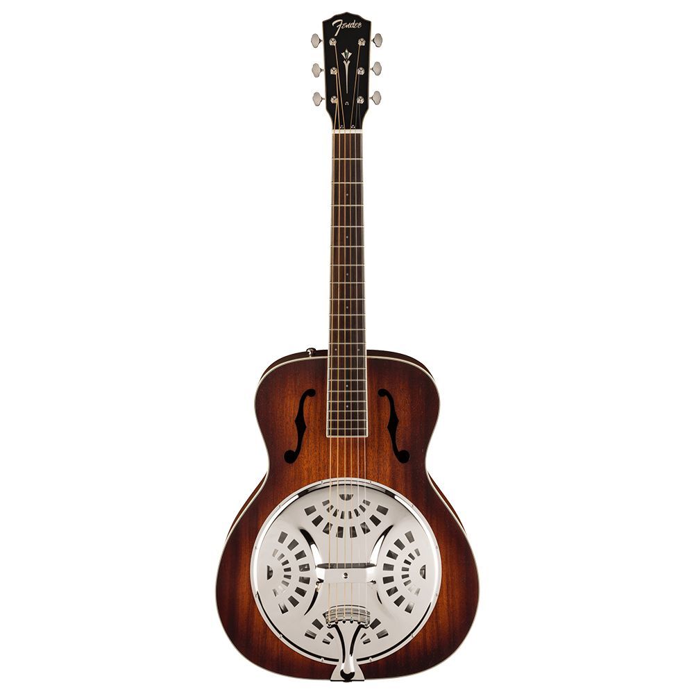 Fender PR-180E Resonator Acoustic Guitar (With Bag) - Aged Cognac Burst