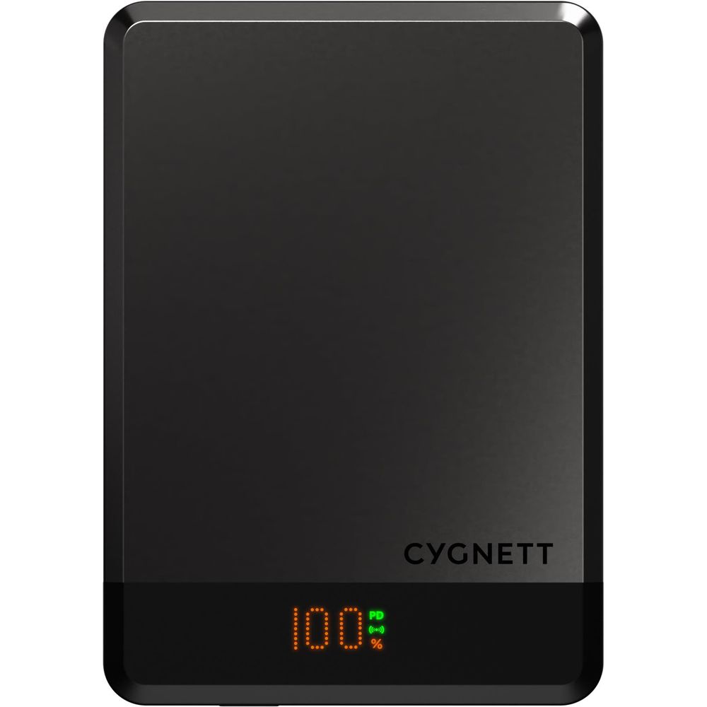 Cygnett Slim Mag 5000mAh Power Bank - Black