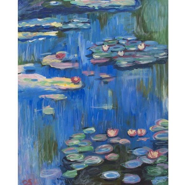 We Love Art - Impressionism - Water Lilies Guided Painting Art Set