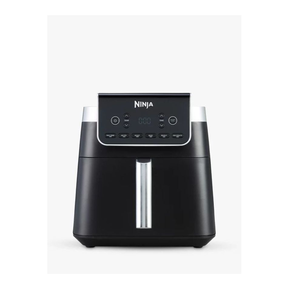 Ninja Air Fryer AF180ME 5.5L Large Square Single Drawer Non-Stick 2000W - Grey