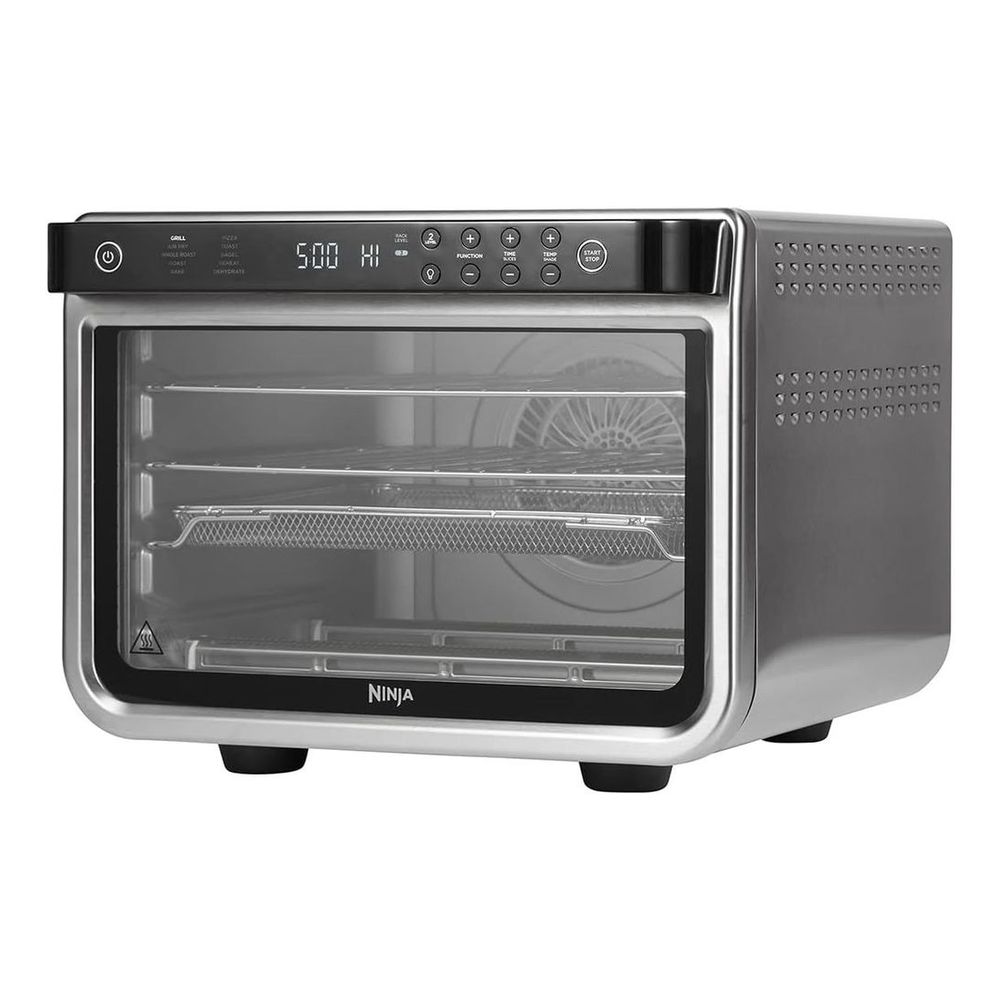 Ninja Foodi XL Pro 8-in-1 Large Countertop Multi-function Air Fry Oven Dt200Me 2400W - Silver/Black