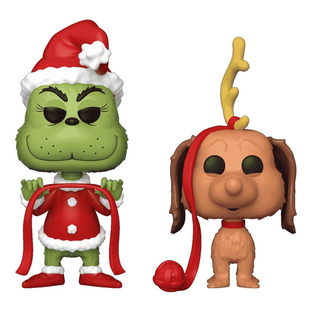 Funko Pop! Books How The Grinch Stole Christmas Grinch with Max Pack of 2 Vinyl Figures