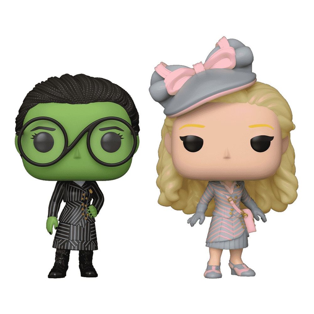 Funko Pop! Movies Wicked Elphaba & Glinda in Shiz Uniform 2-Pack Vinyl Figures