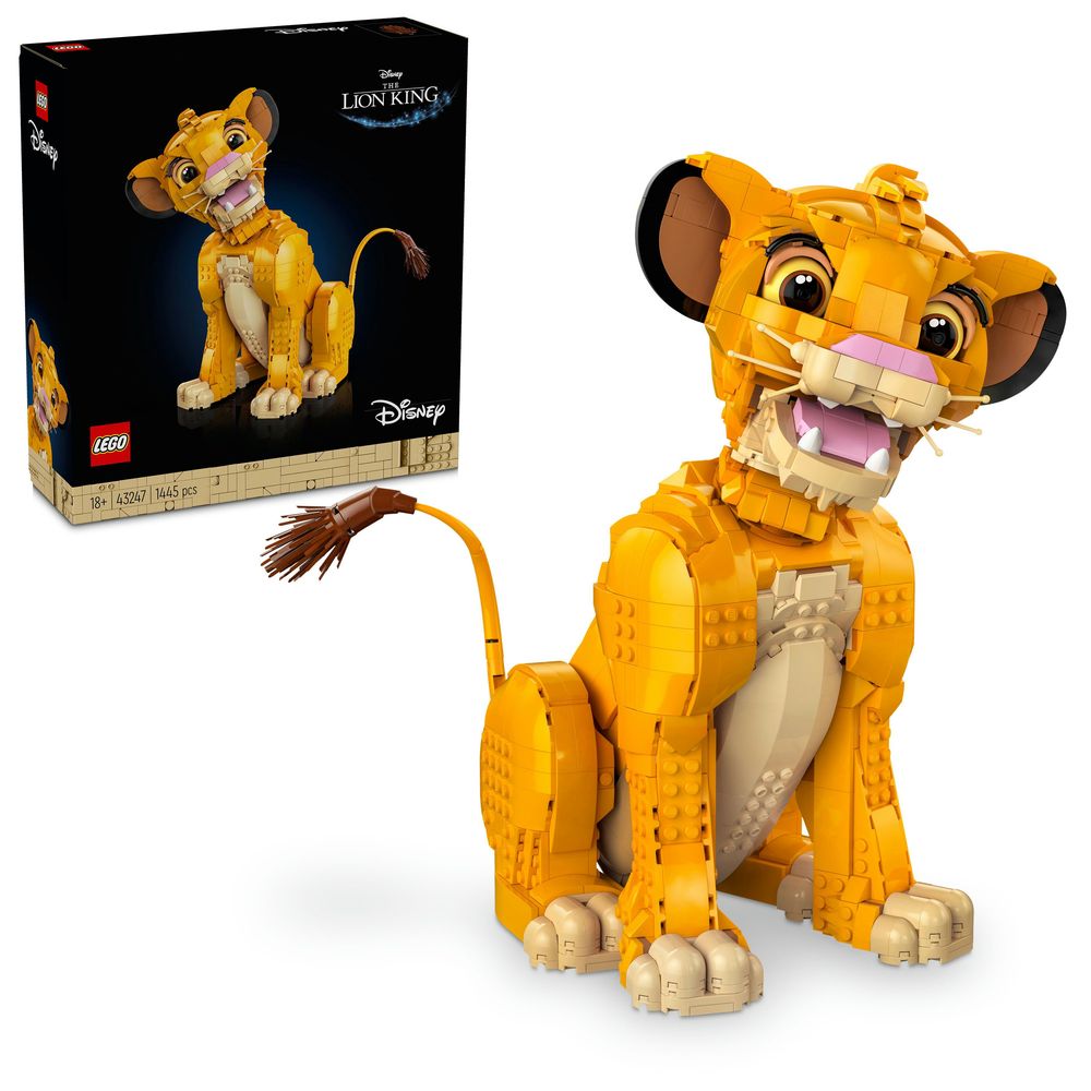 LEGO Disney The Lion King Young Simba Building Set 43247 (1445 Pieces)