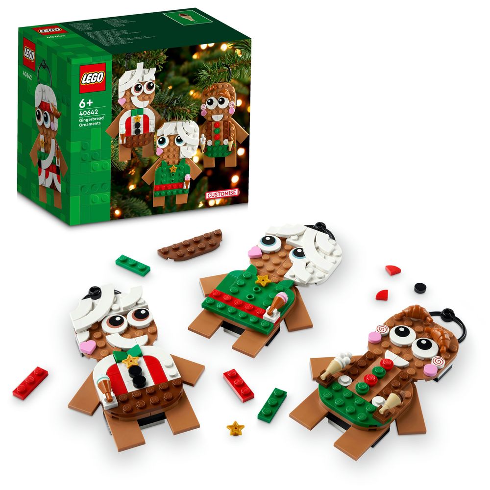 LEGO Iconic Gingerbread Ornaments Building Sets 40642 (190 Pieces)