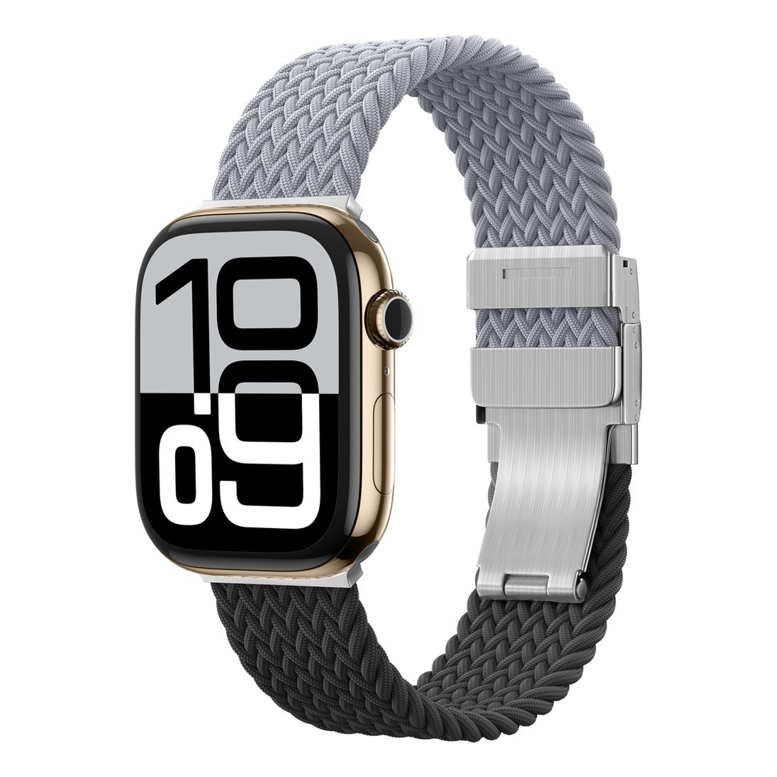 AmazingThing Blend Watch Band For Apple Watch 49/46/45/44/40mm - Grey/Black