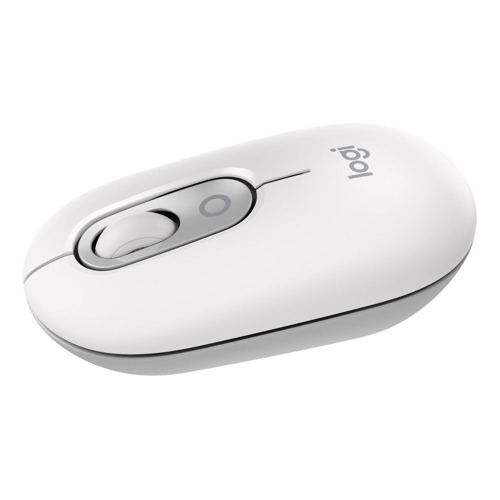 Logitech POP Mouse With Emoji - Off-White