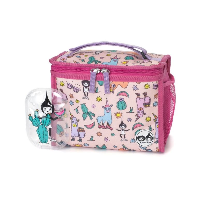 Zip & Zoe Llama Zipped Lunch Bag & Ice Pack