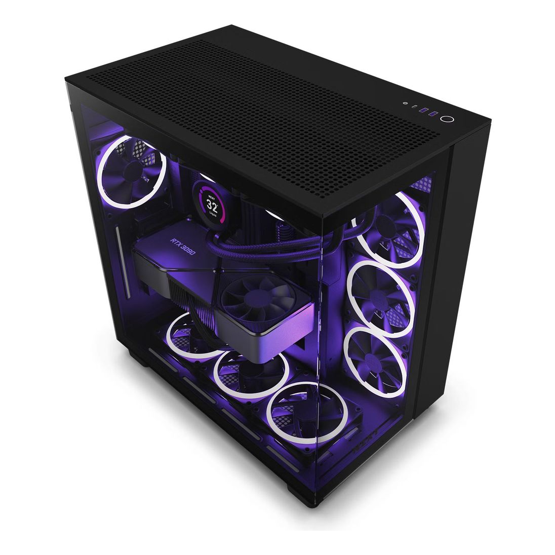 ANIGMA Pre-built Gaming Desktop Intel Core Ultra 9-285K/PRIME Z890-P WIFI Motherboard/64GB RAM/2TB SSD/RTX 4080 Super 16GB/A-RGB 360mm AIO Liquid Cooler Black/850W 80 Plus Gold PSU/NZXT H Series H9 Flow Edition ATX Case/Windows 11 Pro