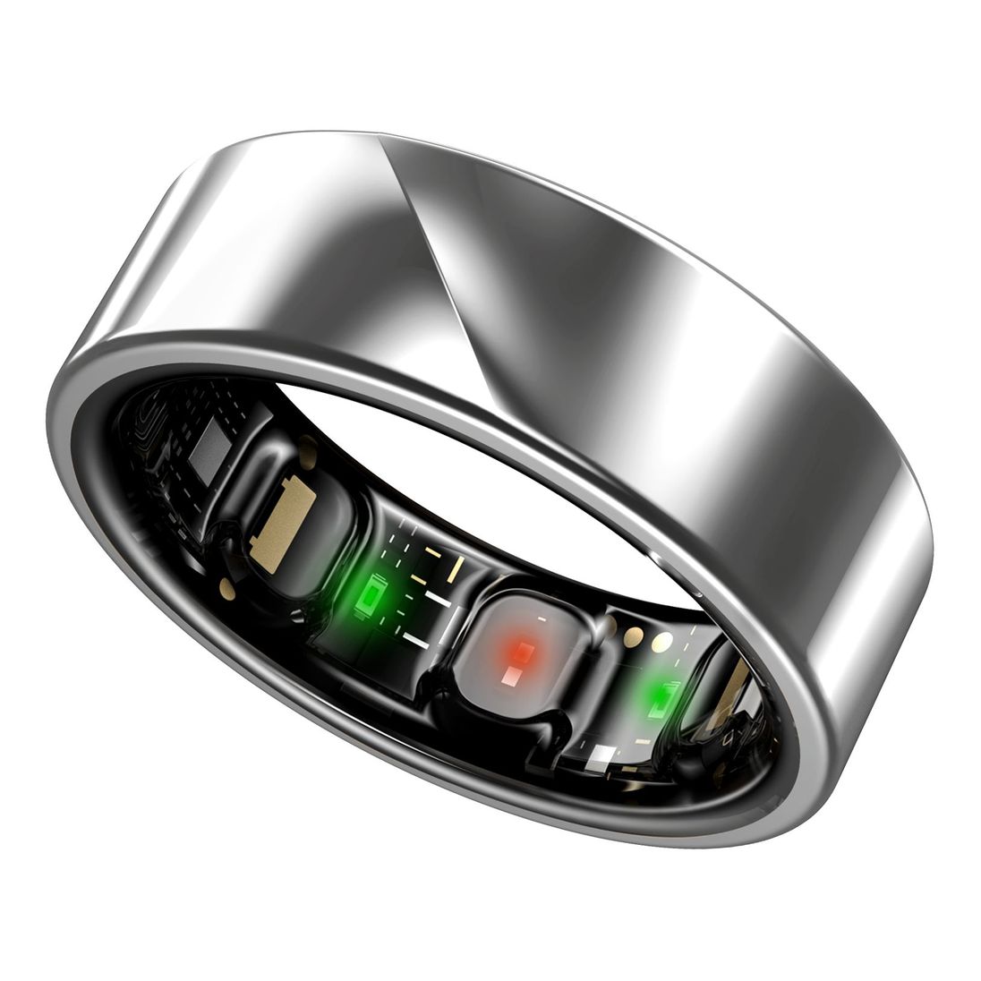 Noise Luna Smart Ring - Size 8 - Starlight Silver