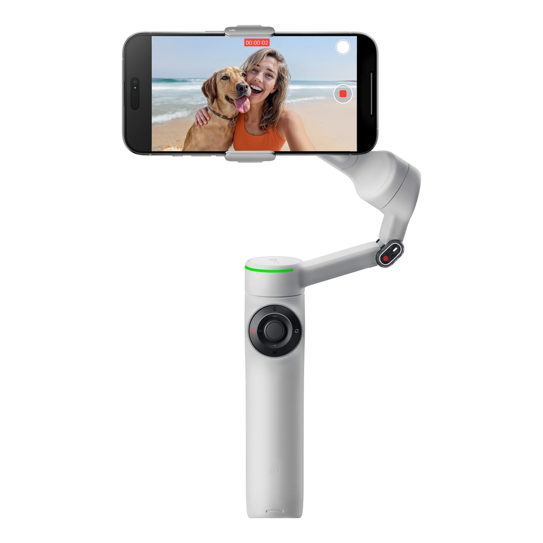 Insta360 Flow 2 Pro AI Tracking Smartphone Gimbal - Stone Grey
