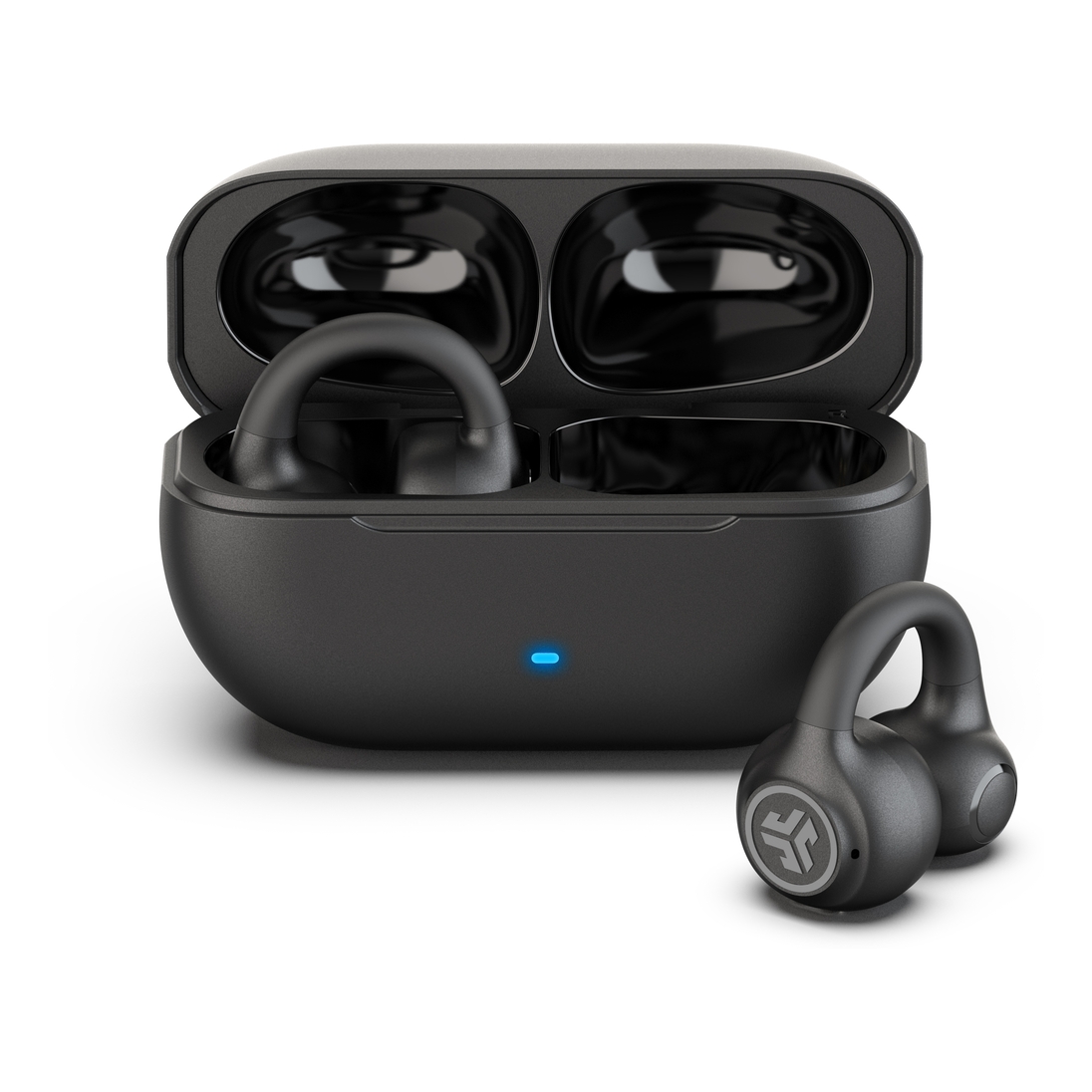 JLAB Flex Open Clip Wireless Earbuds - Black