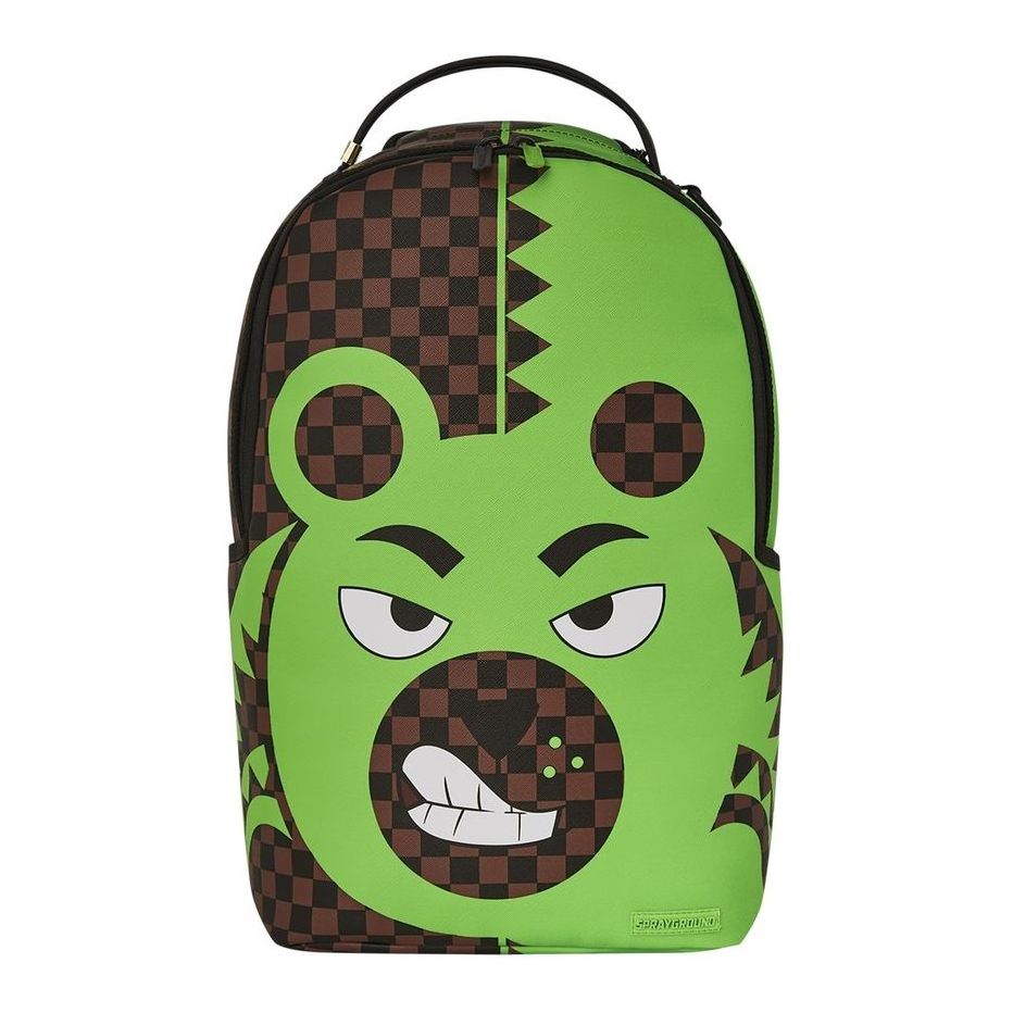 Sprayground Green Money Bear Split DLXSV Backpack