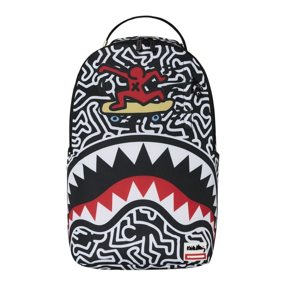 Sprayground Keith Harring Skater Guy Print DLXSV Backpack