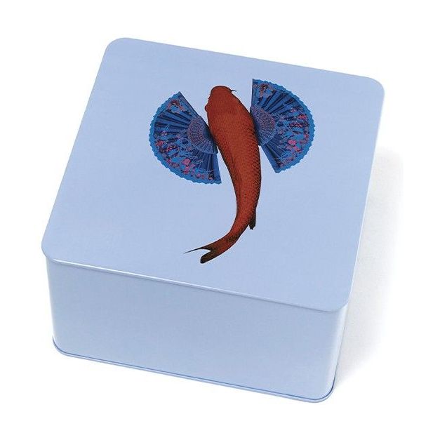 Ganzai Fishkoi Square Tin