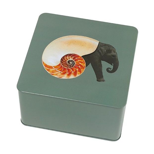 Ganzai Shellephant Square Tin