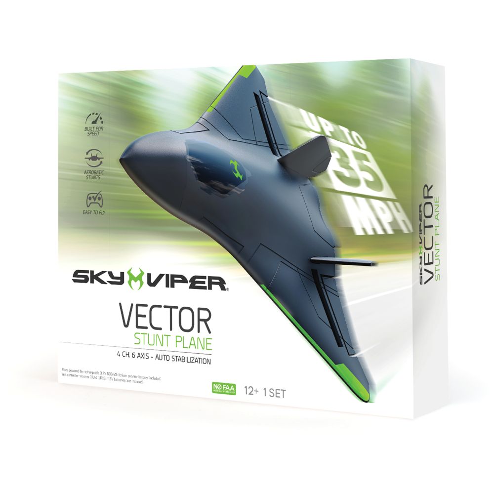 Skyrocket Sky Viper Vector Stunt Plane Remote Control
