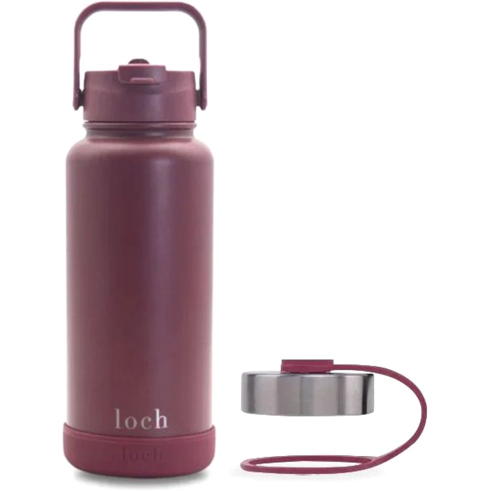 Loch Water Bottle Maroon Red 900ml (32 Oz)