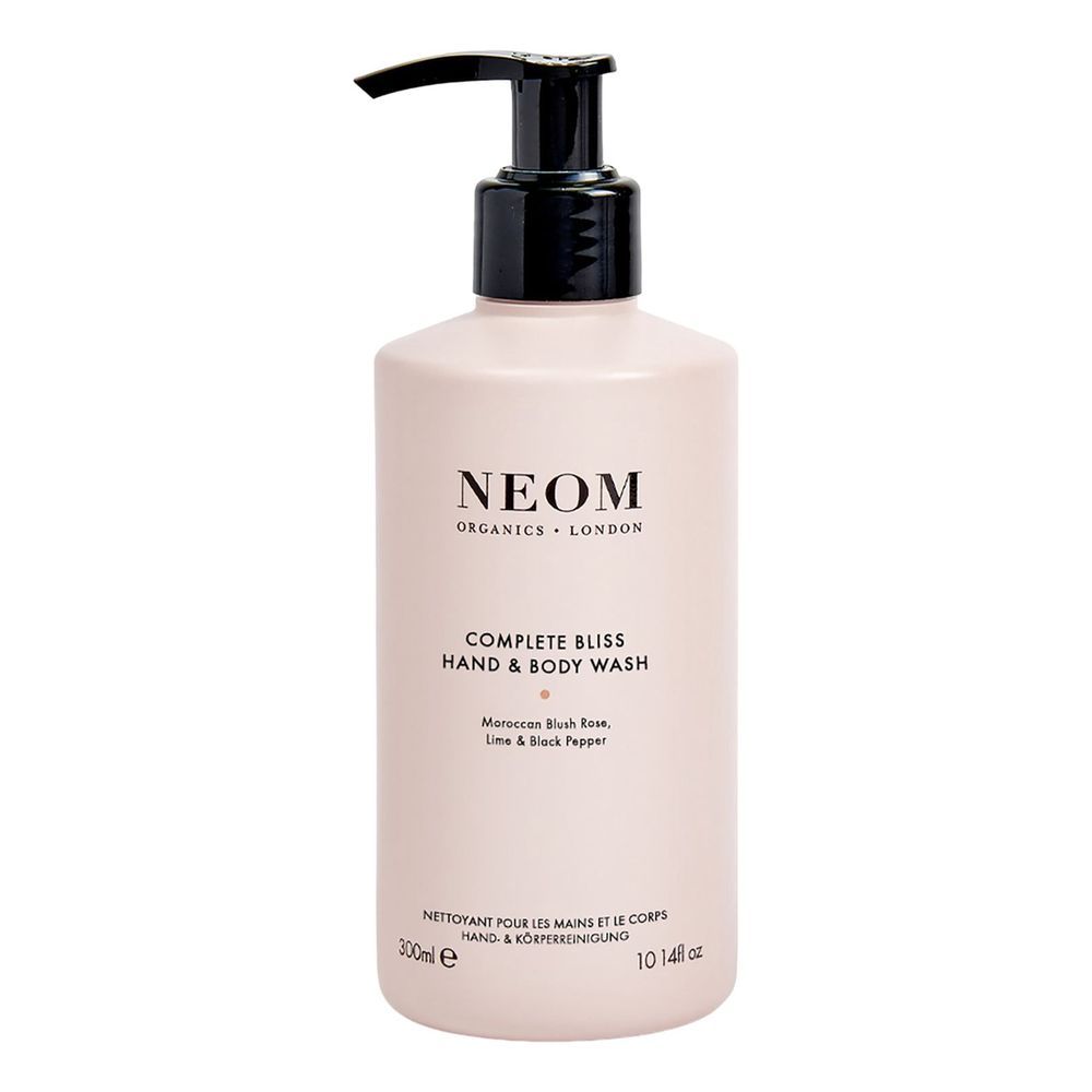 Neom Organics Complete Bliss Hand & Body Wash (300ml) - Moroccan Blush Rose / Lime / Black Pepper