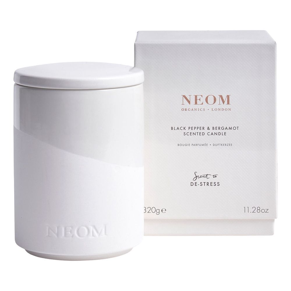 Neom Organics 2 Wick Scented Candle (320g) - Black Pepper / Bergamot