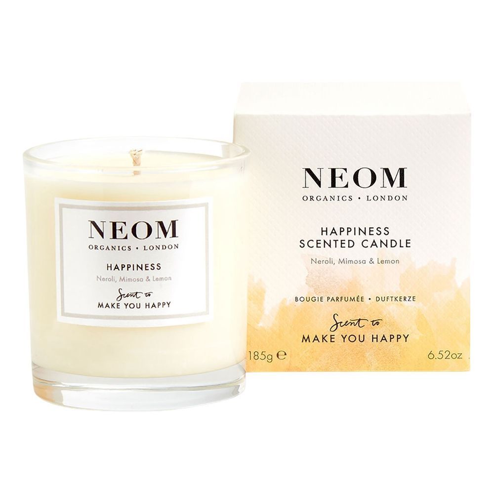 Neom Organics Happiness Scented Candle (185g) - Neroli / Memosa / Lemon